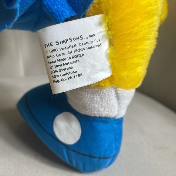 Vintage 1990 Bart Simpson Doll Matt Groening 20th Century The Simpsons - Picture 11 of 12